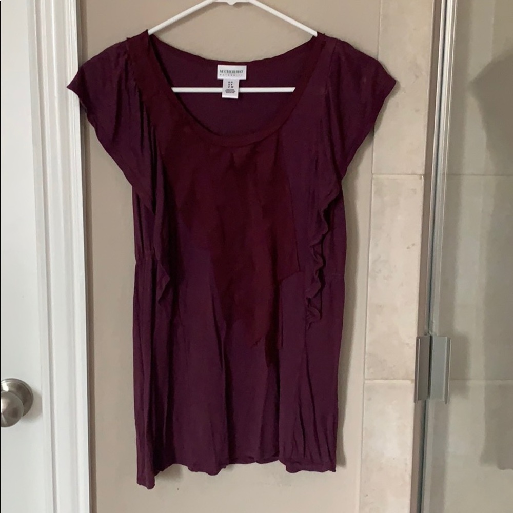Motherhood maternity dress shirt